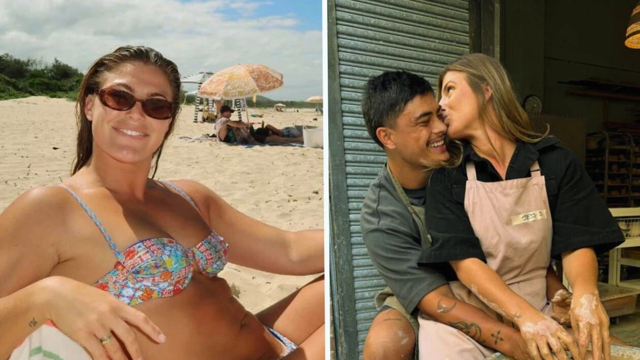 Jessica Sergis and Tommy Talau